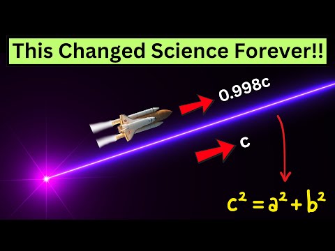 How Pythagoras Theorem Proves We Cannot Travel Faster Than Light!