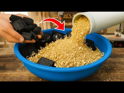 Mix SAWDUST and CHARCOAL and Discover a Secret No One Ever Told You 😱 | Creation Hack