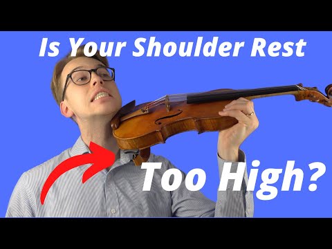 How High Should My Violin Shoulder Rest Be?