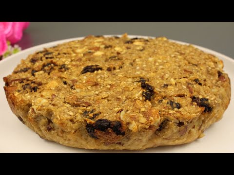 If you have oatmeal and apples, make apple pie. Sugarless! No flour! No oil!