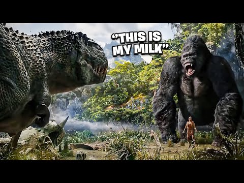 When KING KONG bodied 3 V-REXES for a SNOW BUNNY's love