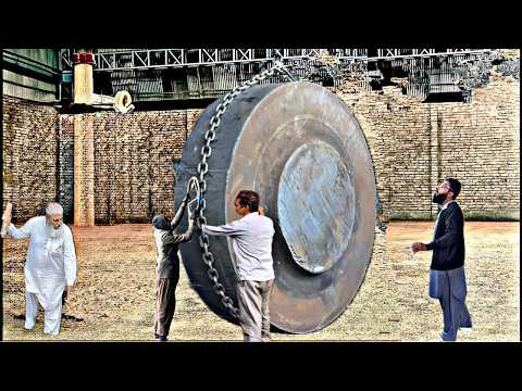Machining process of 2500KG Industrial Project with 100yrs old Webster & Bennett