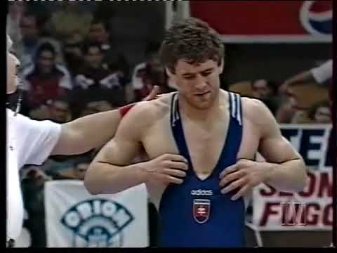 Чемпионат Европы-1996 Будапешт 74 кг финал:Бувайсар Сайтиев (Россия)-Родион Кертанти (Словакия)