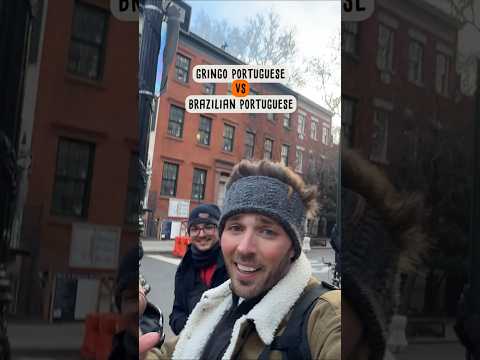 Gringo Vs Brazilian Portuguese! 💚💛 #brazilian #learnportuguese