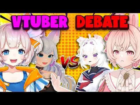 CRAZY VTubers Debate Random Topics...【Filian & Pippa vs Marimari_EN & Kirsche】