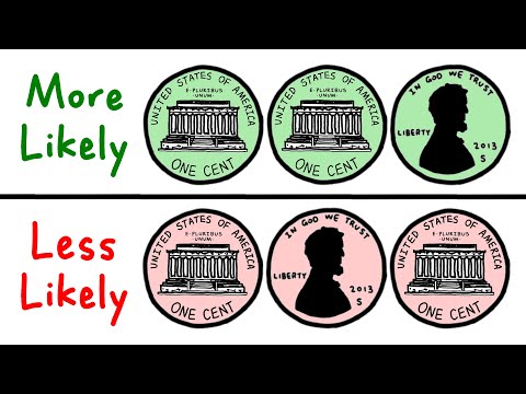 penney's coin-flip paradox (which you can try out yourself!)