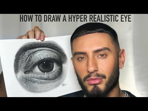 HOW TO DRAW A HYPER REALISTIC EYE | BEGINNER TUTORIAL
