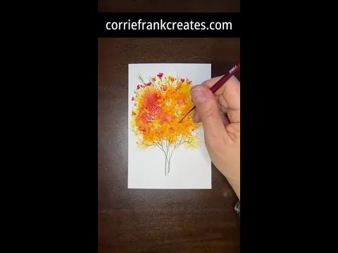 Watercolor Flowers #Short