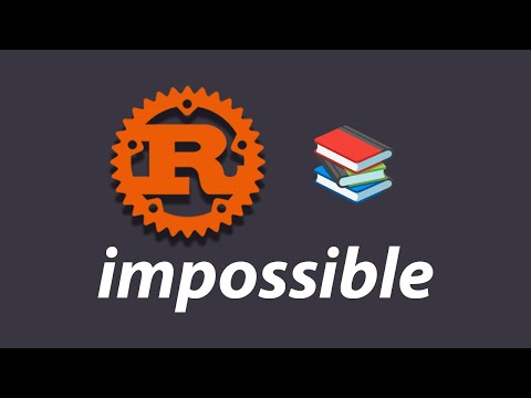 why rust libraries may never exist.