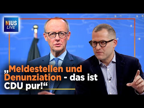 Meldestellen: CDU finanziert den Angriff auf die Meinungsfreiheit | NIUS Live vom 27. Oktober 2025