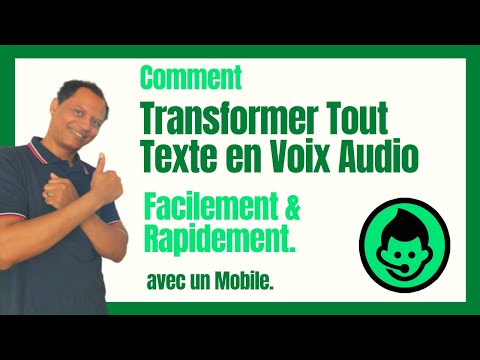 👉 Tutoriel. Transformer un Texte en Voix Audio 🎤 Narrator’s Voice Gratuit, Facile, Rapide Mobile