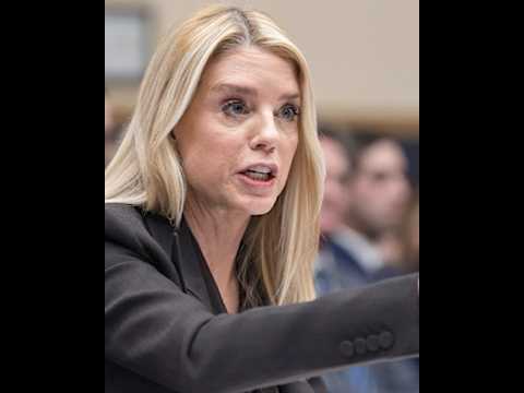 Pam Bondi Pressed on Trump’s Name in the Files