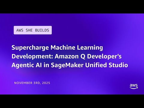 Supercharge Machine Learning Dev: Amazon Q Developer's Agentic AI in SageMaker Unified Studio