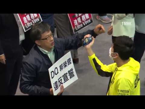 20200508 立法會議員何君堯及鄭松泰發生口角
