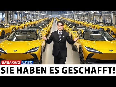 Toyota bringt ein NEUES ELEKTROAUTO für 13.000 US-Dollar auf den Markt – das erschüttert die Welt!