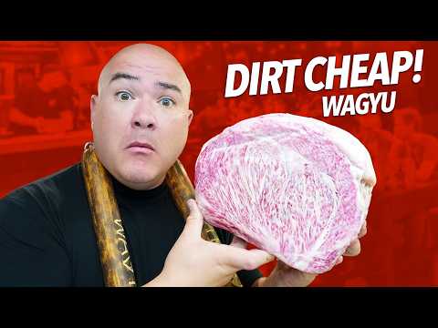 I Thought This Was a Lie… But Cheap Wagyu Is REAL!