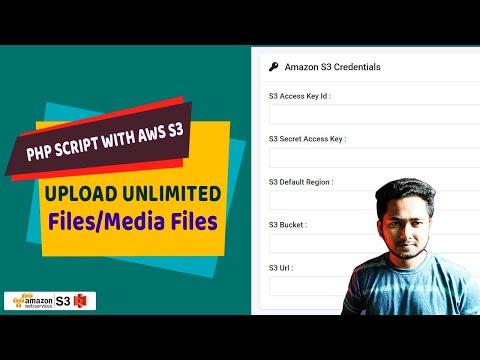 How to Connect Amazon S3 Bucket to any PHP Script or Projets | Amazon S3 Credentials