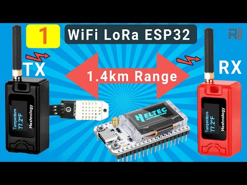 🔥Off-Grid Temperature Monitoring: Send Data 1.4km+ with LoRa! (No WiFi/SIM Needed) T387