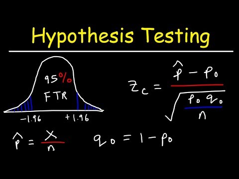 Hypothesis Testing - Solving Problems With Proportions