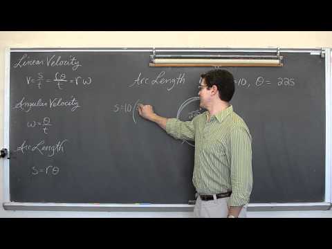 Linear & Angular Speed Part 1