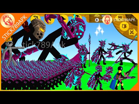 STICKMAN VAMPIRE GRIFFON, XIPHOS, SHADOWRATH VS FINAL BOSS LAVA | Stick War Legacy Mod | Stick789Apk
