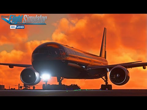 B777-300ER | Auckland - Los Angeles | Full Flight | MSFS (4K)