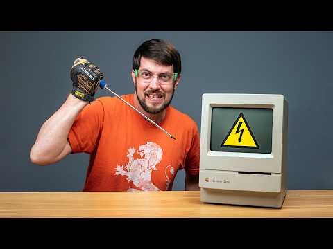 Try not to kill yourself saving an old Macintosh