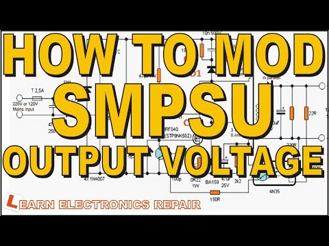 How To MOD / HACK Change ANY Switch Mode Power Supply Output Voltage. An SMPS Tutorial Guide.