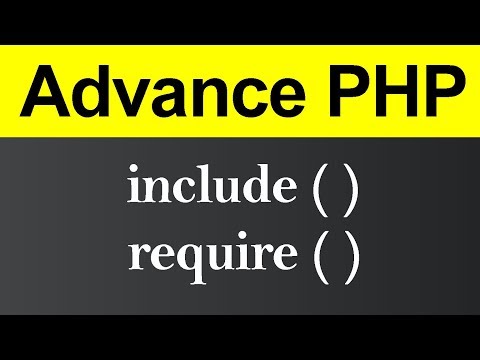 include and require in PHP (Hindi)