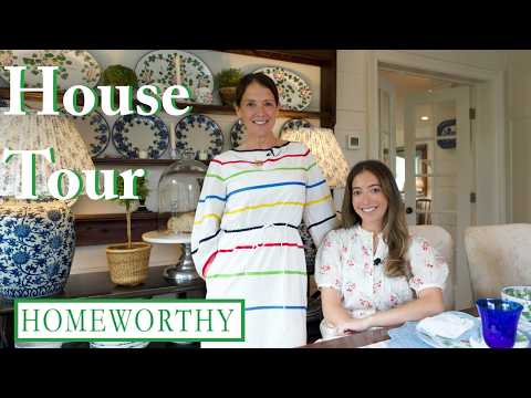 HOUSE TOUR | A Connecticut Sea Cottage with Traditional Blue & White Style