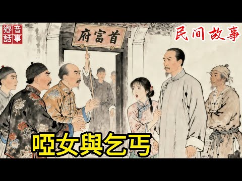 啞女被賣入青樓，每日將殘羹剩飯送給乞丐。五年後，一個富商欲強占她，首富卻直接放出消息要迎娶啞女，嚇的富商不敢強占，娶親當天才知首富就是當年乞丐。#故事頻道 #民間故事 #故事分享 #聽書 #情感