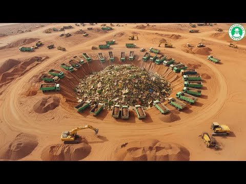 China BURY DEAD PLANTS UNDER THE DESERT - 10 Years Later, The Results SHOCKED THE SCIENTISTS