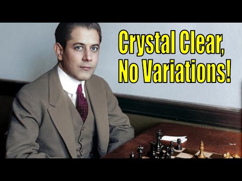 This Capablanca Game is All About Ideas...Pure Strategy!