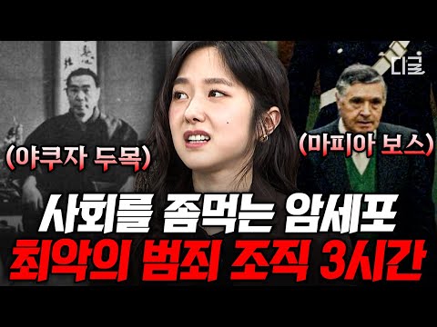 [#벌거벗은세계사] (180분) 야쿠자부터 마피아까지 전 세계에 퍼져있는 사회의 악💥 그들이 국가를 좀먹는 과정 | #인기급상승
