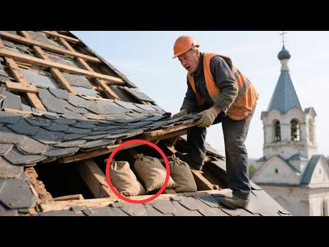 Кровельщик обнаружил мешки на крыше церкви, и то что было внутри, ошарашило весь город!
