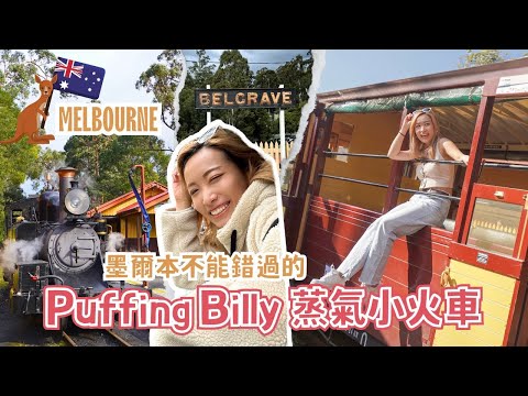 🚞 墨爾本不能錯過的Puffing Billy 蒸氣小火車💨 但我竟然錯過了集合時間🥹｜同大家來個超市Coles Tour🛒〖🇦🇺墨爾本獨旅Vlog EP.2〗