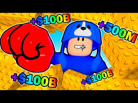 We Punched WALLS To Make TRILLIONS in Roblox!