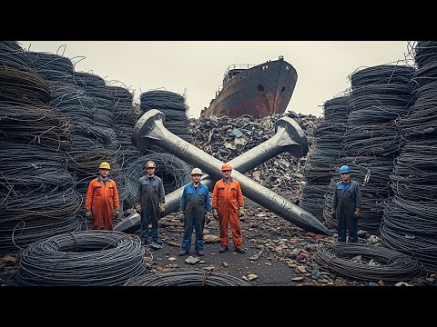 Amazing Manufacturing Process of Nails From Raw Steel With Hard Workers