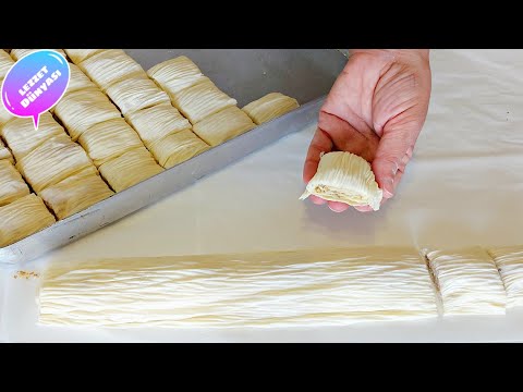 hand rolled walnut baklava