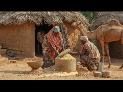 SHOCKING &UNBELIEVABLE How we Grind 100litres of Porridge with No Machines or Electricity Just Hands