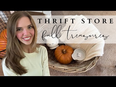 Cozy Fall Decor Thrift Haul | Affordable Thrifted Autumn Finds
