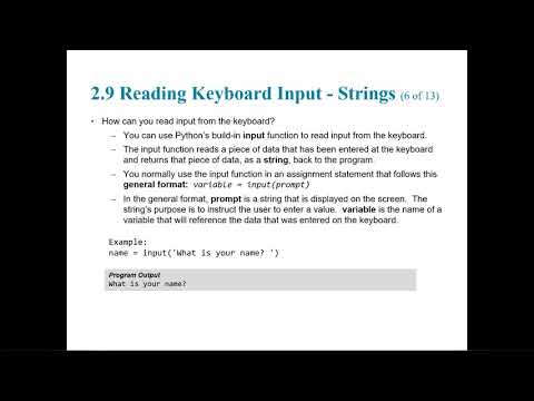 Ch 2.9 Focus on Python - Input, Processing, Output