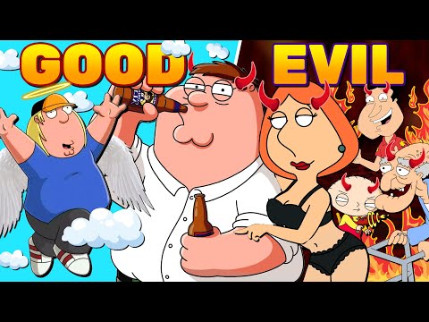 Every FAMILY GUY Character: Good to Evil