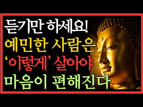 예민한 사람은 이렇게 살아야 마음이 편해집니다 | 부처님 말씀 | 부처님가르침 | 부처님의지혜 | 부처님명언 | 지혜채널  | 지혜명언  | 불교
