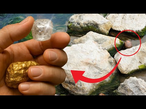 These three colors of stones indicate the presence of gold and diamonds!