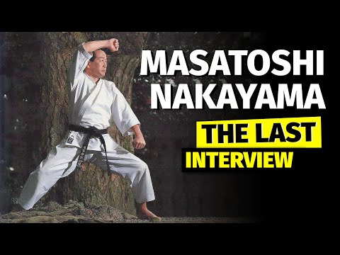 Latest interview with one of the best karate masters Masatoshi Nakayama