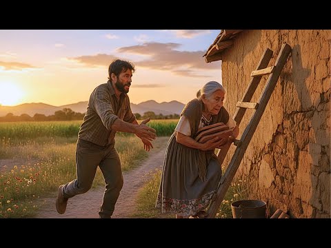 El Forastero Arregló el Tejado de la Anciana Sin Pedir Nada… y Ella le Ofreció Trabajo en su Rancho