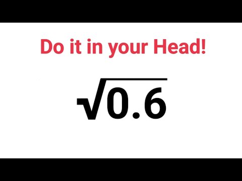 Square Root of decimal numbers in seconds! #fastandeasymaths #math