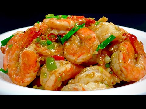 Garlic prawns are the most delicious way to make them. The garlic is rich and full of flavor