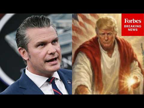 Pete Hegseth Responds To Iran Using AI To Show Jesus Attacking Trump And Sending Him To Hell